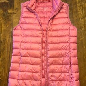 Joe Fresh Women's Pink Puffer Vest